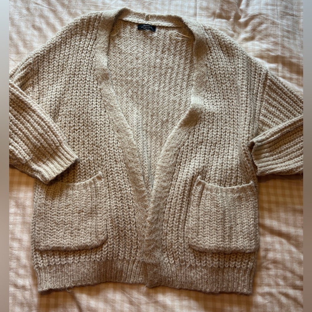 bershka oversized cardigan